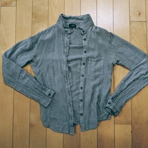 BDG Button Down Stripped Shirt